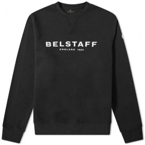 Svart og hvit sweatshirt med unikt design