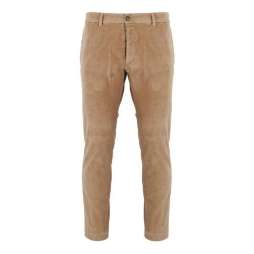 Slim-Fit Høy Midje Chino Bukser