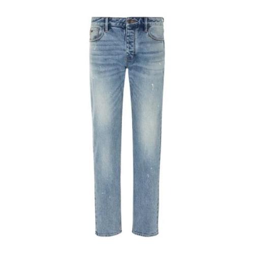 Denimblå 5-lommers jeans