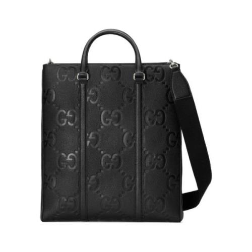 Sort Skinn Tote Bag