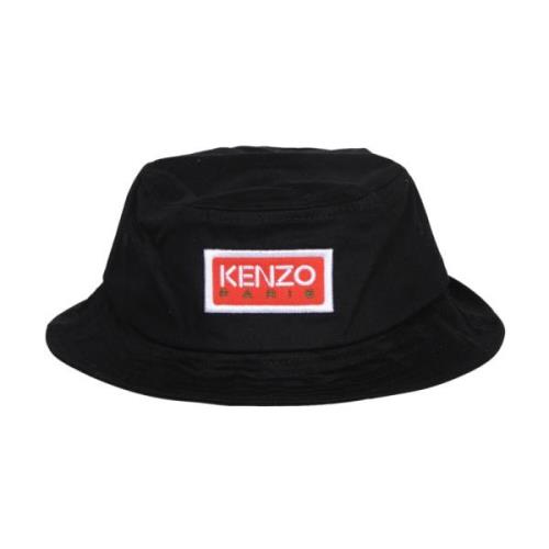 Stilig Bucket Hat med Logo Patch