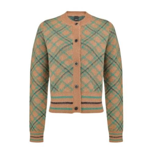 Jacquard Cardigan i Passito Stil