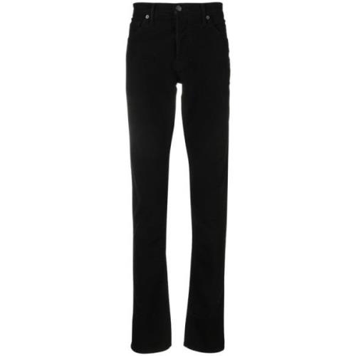 Smal-Skjært Svart Stretch Jeans