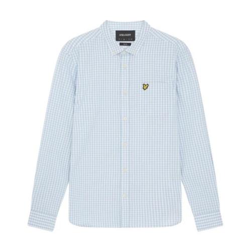 Slim Fit Gingham Skjorte