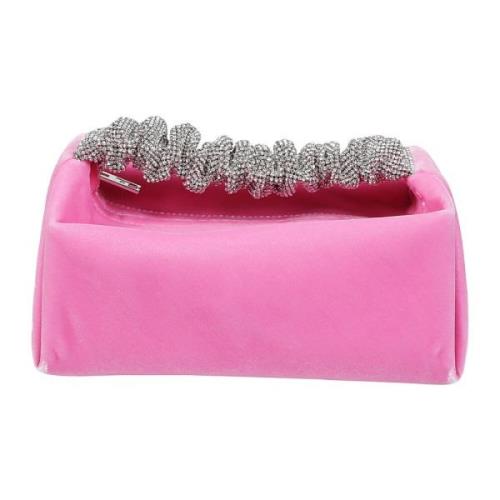 Rosa Leppestift Scrunchie Mini Bag