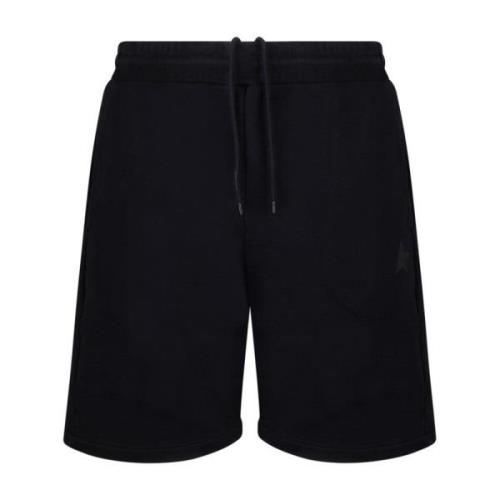 Sorte Bermuda Shorts med Brede Ben