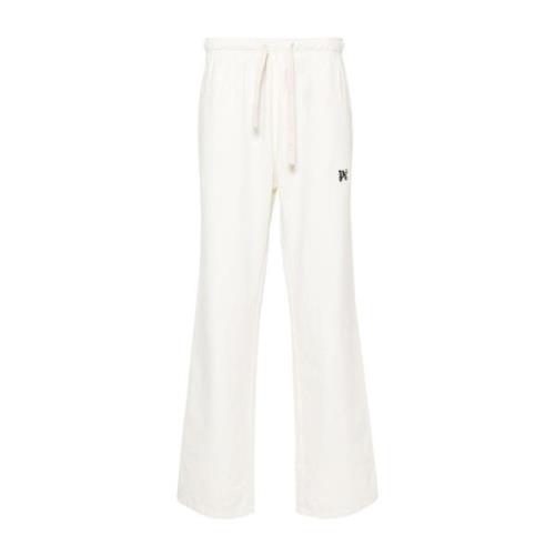 Hvite Bukser med 3,5 cm Hæl