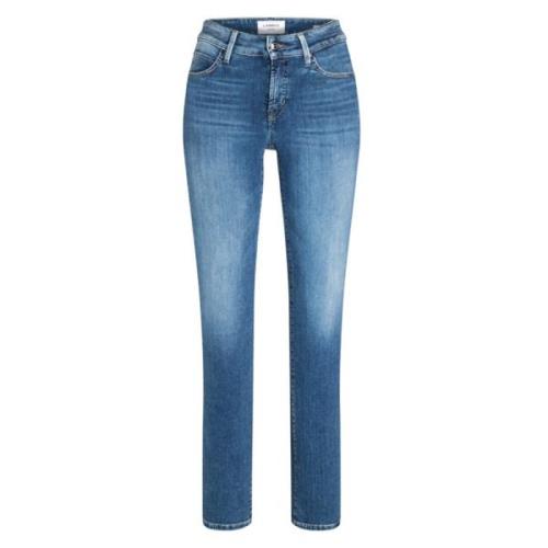 Komfortable Blå Denim Skinny Jeans