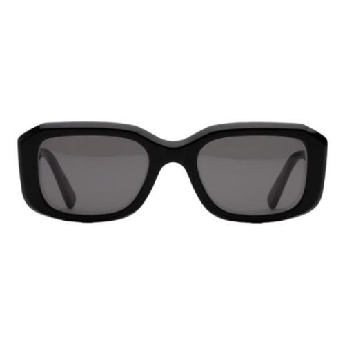 Svarte Rektangulære Solbriller