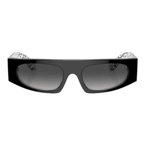 Stilige solbriller med unikt crosted design