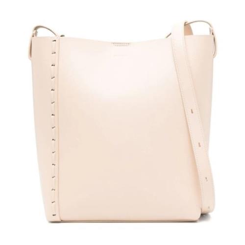 Beige Casual Tote Bag