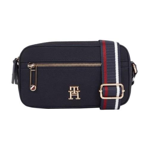 Blå Twill Cross Body Kameraveske