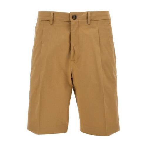 Beige Bomullsshorts