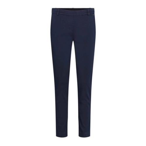 Slim Fit Navy Straight-Leg Bukser