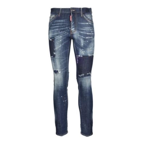 Klassiske Slim-fit Denim Jeans