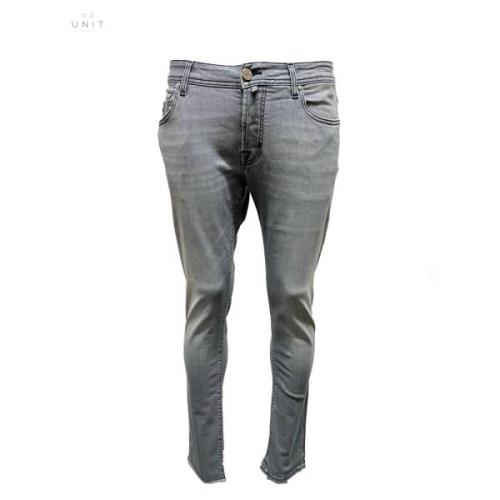 Slim Fit Lys Grå Jeans