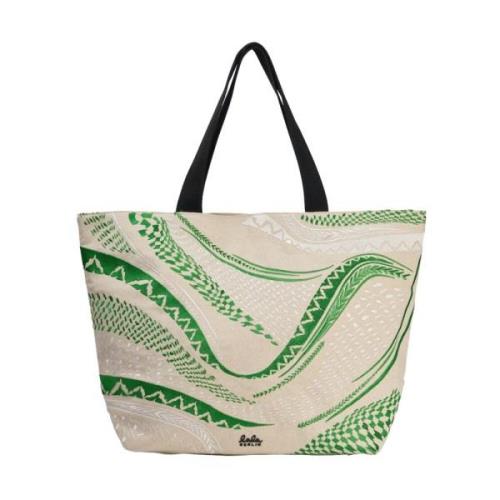 Lys Swirl East West Tote Bag