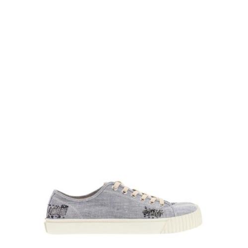 Denim Broderte Sneakers