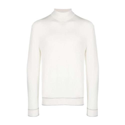 Off-white Strikket Roll-neck Genser