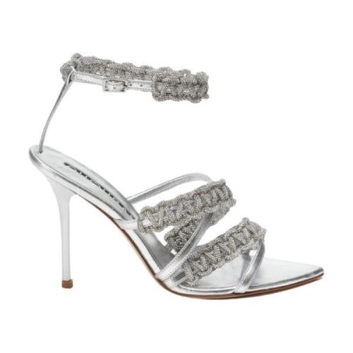 Glamorøs Olivia Metallisk Lær Sandal