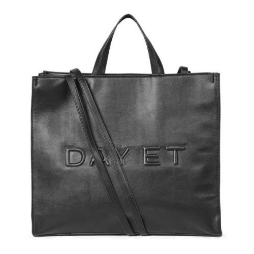 Sort Day Et Day Rc-Sway Pu Shopping Bag Veske