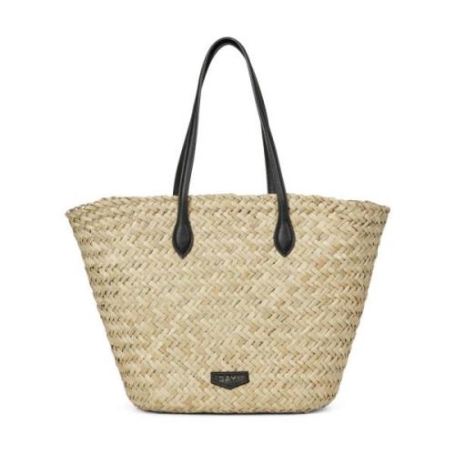 Beige Day Et Day Refined Straw Basket