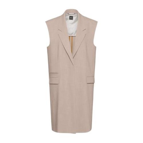 Boss Womenswear Beige Jewela Blazer Vest