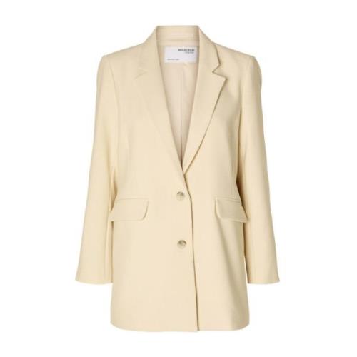 Rita Ls Relaxed Blazer Birch - Birch