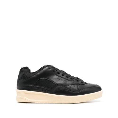 Elegante Svarte Lave Sneakers