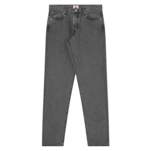 Regular Tapered Svart Denim Jeans