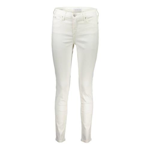 Hvite Bukser & Jeans fra Calvin Klein