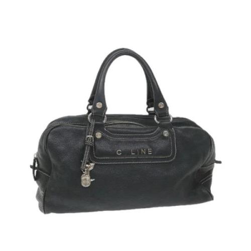 Pre-owned Navy Leather Celine veske