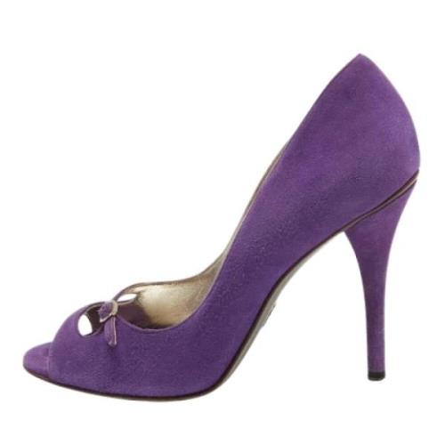 Pre-owned Suede heels