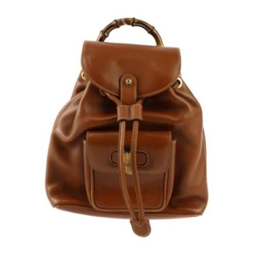 Pre-owned Leather backpacks