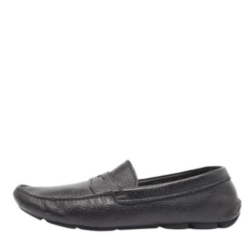 Pre-owned Leather flats