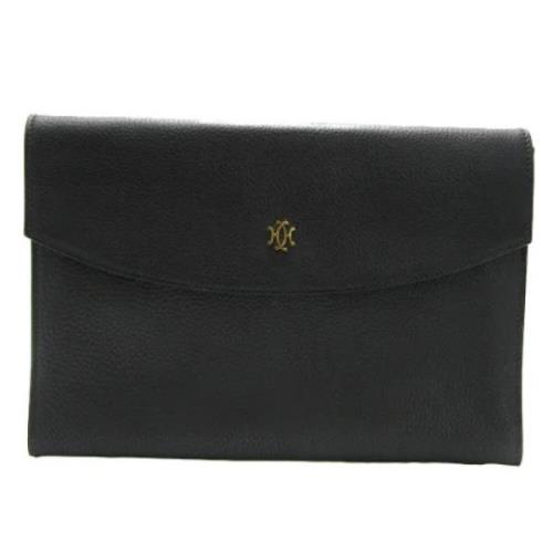 Pre-owned Svart Hermes Clutch i skinn