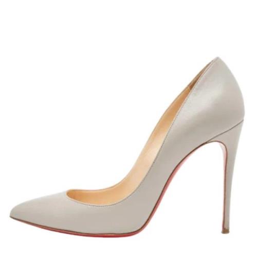 Pre-owned Gra skinn Christian Louboutin haeler