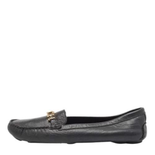 Pre-owned Leather flats