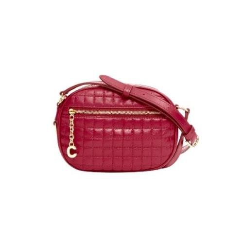 Rod skinn Celine Crossbody veske