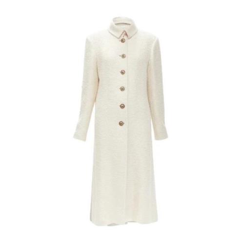 Pre-owned Nakent stoff Chanel Coat