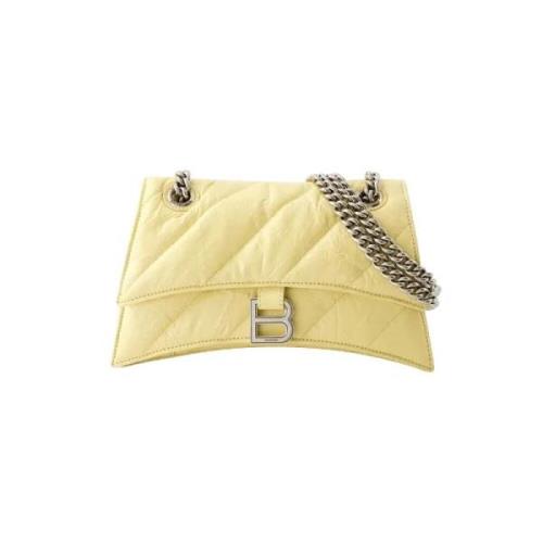 Gul skinn Balenciaga crossbody veske