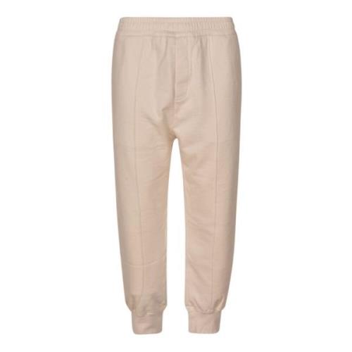 Casual Beige Bomullsjoggers