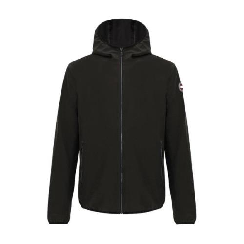 Svart Hette Softshell Jakke