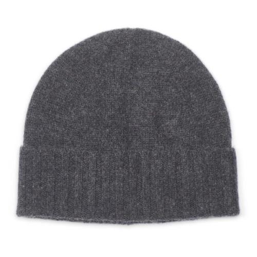 Klassisk Cashmere Beanie Mørkegrå