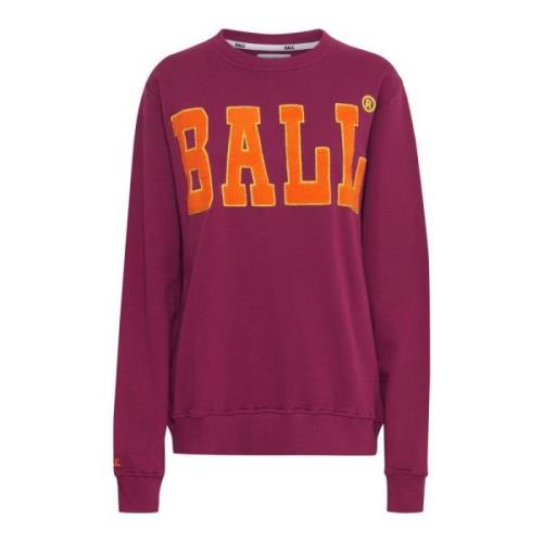 Magenta Brodert Sweatshirt