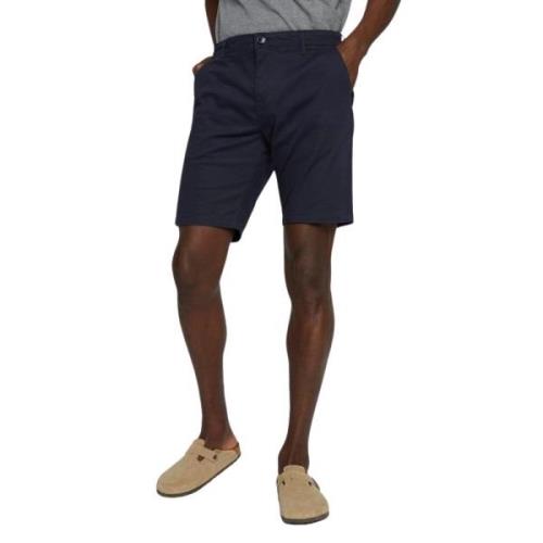 Mathoma Chino Shorts - Marineblå