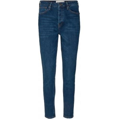 High-Waist Slim Mom-Fit Jeans Hepburn