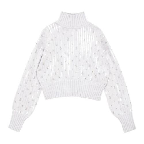 Brodert Paljettsweater