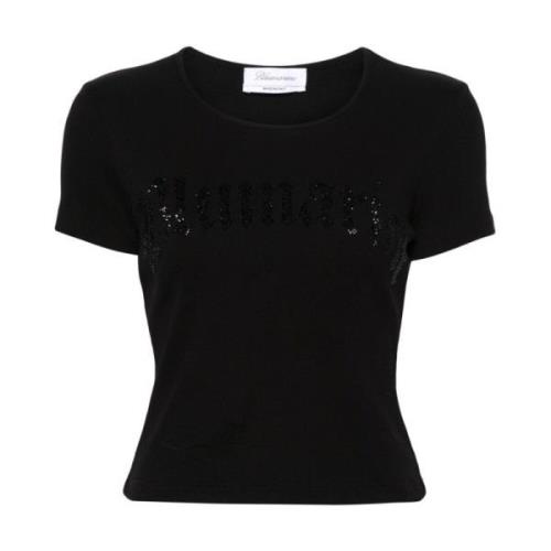 Rhinestone Crew Neck T-shirt