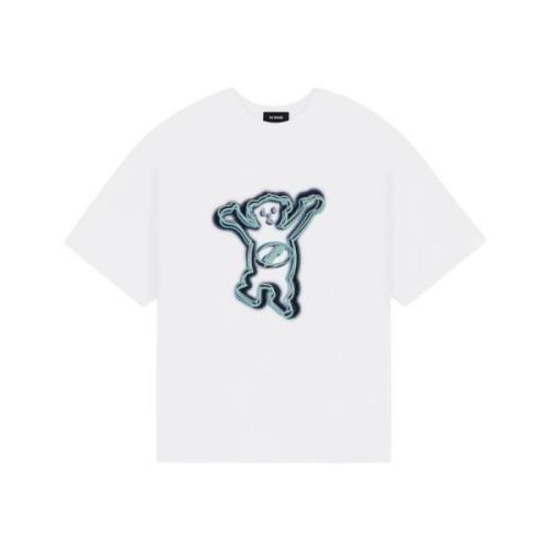 Teddybjørn Print Hvit T-skjorte